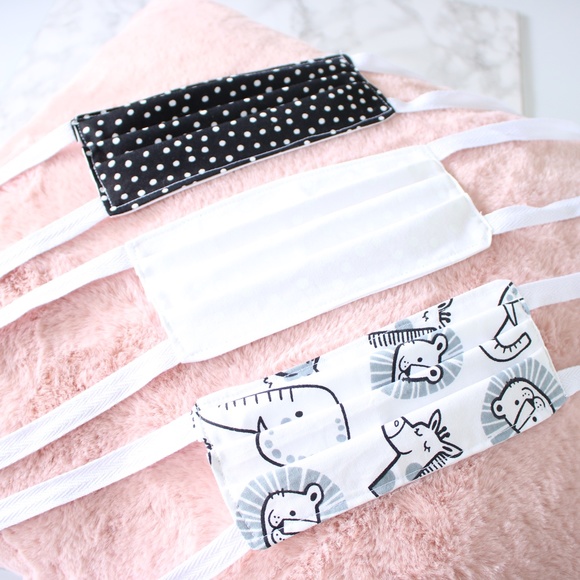 MBM Unlimited Other - Kids Face Mask Reusable Cute Cotton Double Layer